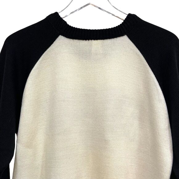 Vintage 70s Avirex N.Y.C. 1975 Heavy Embroidered Varsity Sweater Men's size S/M - Picture 6 of 15